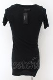 画像3: 【WINTERセール】IFSIXWASNINE / LACE UP/HS　ストライプ　Tシャツ レディース3 ブラック O-24-09-02-080-IF-to-YM-ZT327 (3)