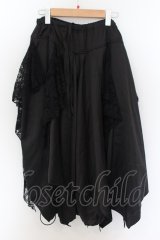 画像: 【WINTERセール】CIVARIZE / レイヤードスカートパンツ F ブラック O-24-09-16-032-CI-pa-YM-ZT149