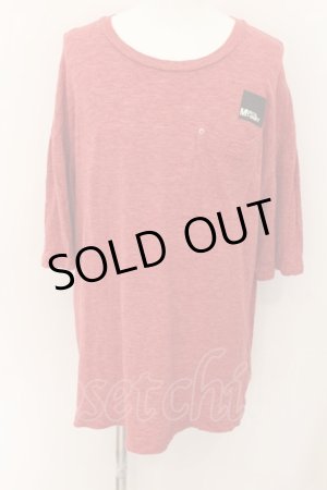 画像: 【WINTERセール】MENTAL / ポケットS/S Tシャツ 46 レッド O-24-09-24-038-ME-ts-YM-ZT216