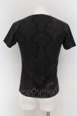 画像2: 【WINTERセール】5351pour les Hommes / グリッターペイズリーストレッチTシャツ  ブラックｘシルバー O-24-09-25-058-53-ts-YM-ZT446 (2)