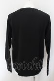 画像2: 【WINTERセール】NO ID. BLACK / ネック刺繍プルオーバーカットソー 1 ブラック O-24-09-26-036-NO-to-YM-ZT044 (2)