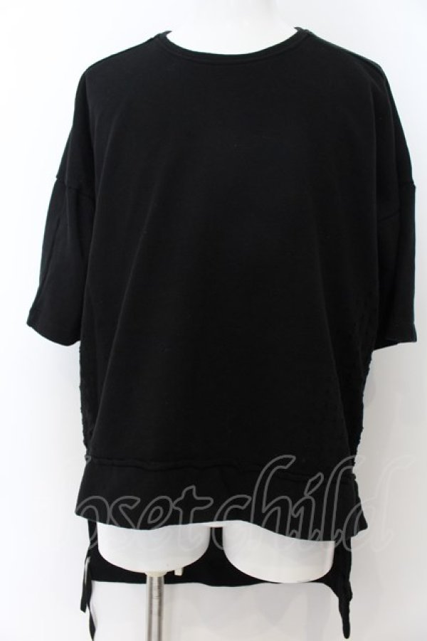 画像3: 【WINTERセール】KMRii / World's End Social Club S/Sトップス ONE ブラック O-24-09-27-047-KM-sh-YM-ZT232 (3)