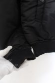 画像2: 【WINTERセール】FUGA / Spectacle ビッグフードMA-1ジャケット 44 ブラック O-24-09-27-094-FU-ou-YM-ZT-M125 (2)