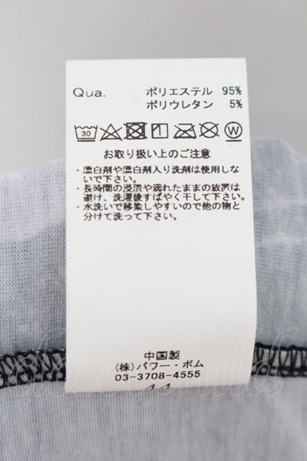 画像3: 【WINTERセール】CIVARIZE / フラワースカル総柄UネックTシャツ 44 ブラック O-24-10-10-044-CI-ts-YM-ZT369 (3)