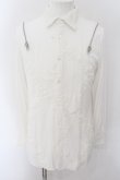 画像1: 【WINTERセール】CIVARIZE / Admireレースデザインシャツ 46 ホワイト O-24-10-17-067-CI-sh-YM-ZT314 (1)