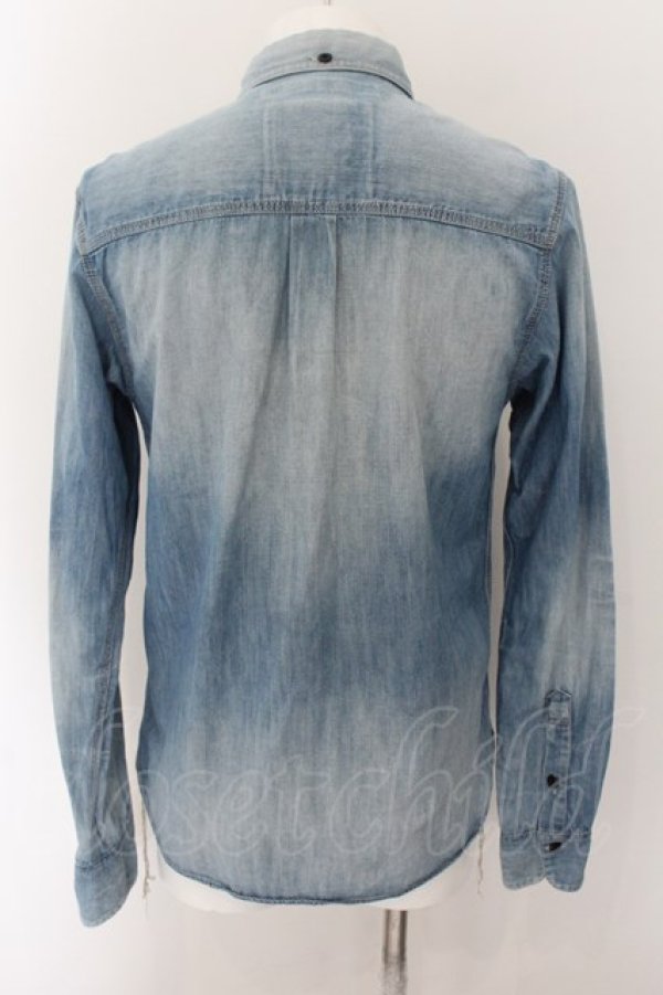 画像2: 【WINTERセール】EGO TRIPPING / SOUVENIR DENIM SHIRTS 46 インディゴ O-24-10-17-078-EG-sh-YM-ZT314 (2)