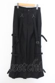 画像1: CIVARIZE / サスペンダー付きワイドベルテッドパンツ 44 ブラック O-24-10-29-004-CI-pa-YM-ZT032 (1)