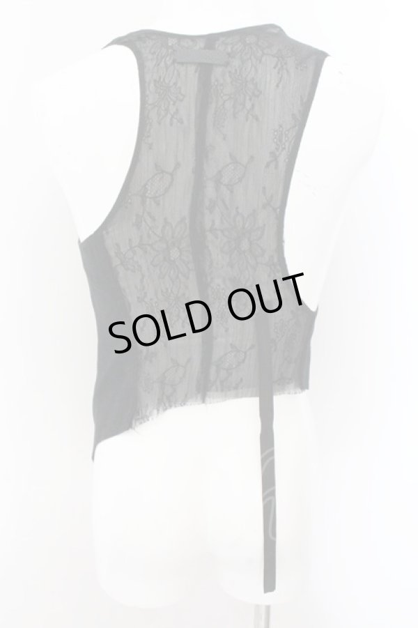 画像3: IFSIXWASNINE / SLIP VEST バックレースベスト 1（レディース） ブラック O-24-10-29-074-IF-to-YM-ZT315 (3)