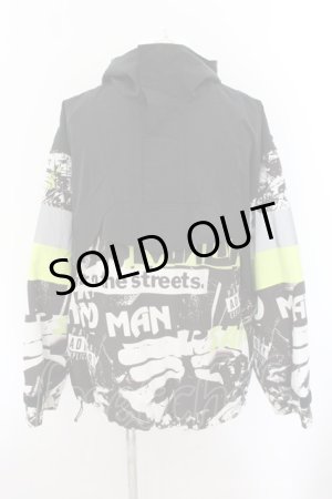 画像: MISHKA / アノラックパーカー  ブラックｘシルバーｘネオンイエロー O-24-10-29-015-KU-to-YM-ZT320