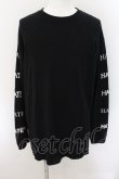 画像1: ALLAROUND / LONG SLEEVE カットソー  ブラック O-24-10-29-022-AL-to-YM-ZT294 (1)