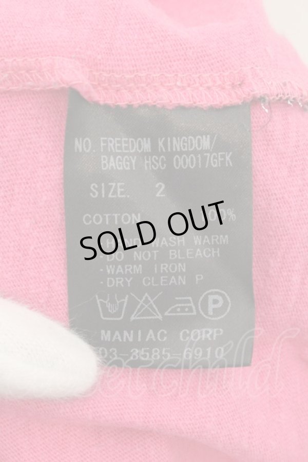 画像4: LGB / FREEDOM KINGDOM/BAGGY HSC Tシャツ 2（レディース） ピンク O-24-11-01-037-LG-ts-YM-ZT265 (4)