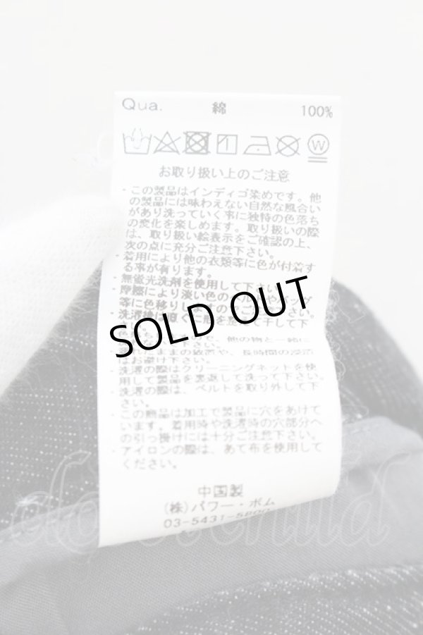 画像3: CIVARIZE / ワイドシルエットボンテージパンツ F ブラック O-24-11-10-080-CI-pa-YM-ZT285 (3)