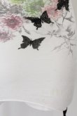 画像2: KMRii / SKULL FLOWER タンクトップ 0 ホワイト O-24-11-13-057-KM-to-YM-ZT287 (2)