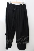画像3: CIVARIZE / プリーツラップワイドパンツ 46 ブラック O-24-11-13-075-CI-pa-YM-ZT205 (3)