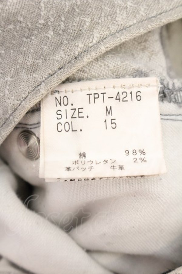 画像4: TORNADO MART / コーティングパイソン ベルボトム M グレー O-24-11-17-077-TO-pa-YM-ZT315 (4)