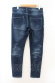 画像2: CavariA / ヒゲ加工ダメージストレッチスキニーデニムパンツ 44 インディゴ O-24-11-17-082-Ca-pa-YM-ZT240 (2)