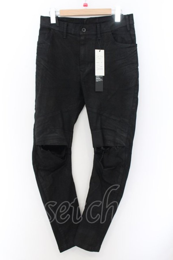 画像1: JULIUS / 11.5OZ アークドインディレクトパンツ 1 ブラック O-24-11-22-026-JU-pa-YM-ZT255 (1)