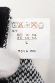 画像3: CavariA / チェック切り替えVネックニットソー 46 ブラックｘホワイト O-24-12-19-005-Ca-to-YM-ZT112 (3)