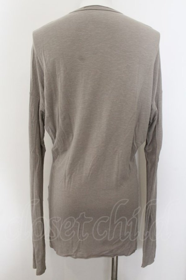 画像3: JULIUS / CUPRO LINEN SWEAT カットソー 1 グレー O-24-12-20-024-JU-ts-YM-ZT114 (3)