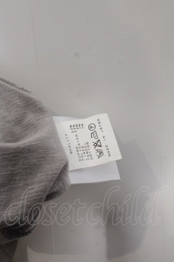 画像4: JULIUS / CUPRO LINEN SWEAT カットソー 1 グレー O-24-12-20-024-JU-ts-YM-ZT114 (4)