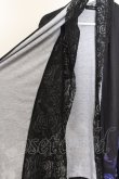 画像2: CIVARIZE / Angerレイヤードレーストッパーフラワーカーディガン 46 ブラックｘブルー O-24-12-26-108-CI-to-YM-ZT108 (2)