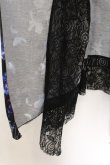 画像3: CIVARIZE / Angerレイヤードレーストッパーフラワーカーディガン 46 ブラックｘブルー O-24-12-26-108-CI-to-YM-ZT108 (3)