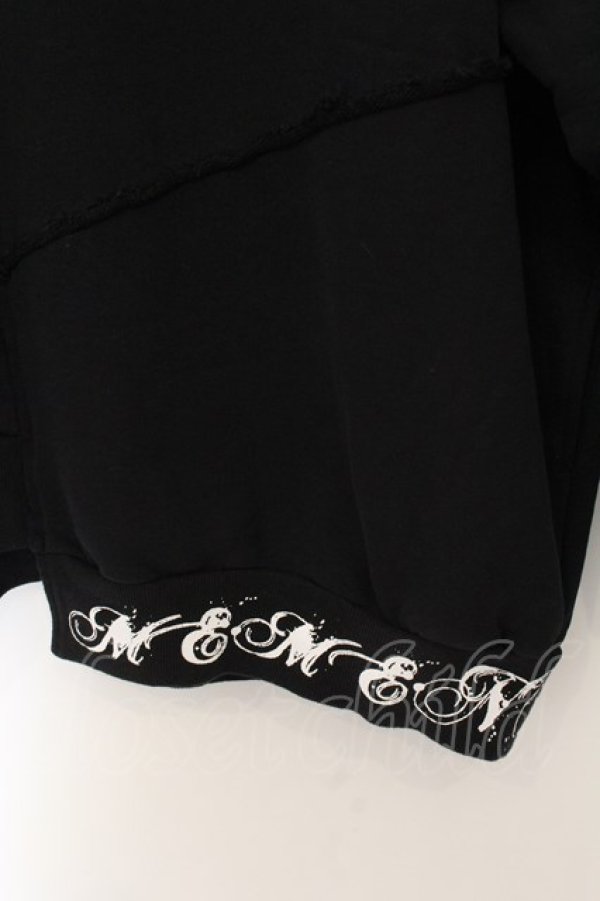 画像2: CIVARIZE / ヘビーウェイト切り替えデザインプルオーバー F ブラック O-24-12-26-109-CI-ja-YM-ZT108 (2)