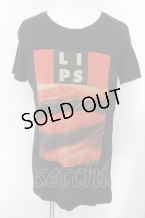 画像: LGB / HSC/M LIPSプロントTシャツ【メンズ3】 3 ブラック O-24-12-29-023-LG-to-YM-ZT138