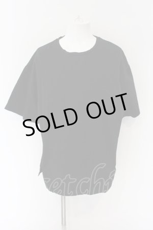 画像: NO ID. / CパールヴァティシルケットスムースBIG-Tシャツ 2 ブラック O-24-12-30-043-NO-ts-YM-ZT069