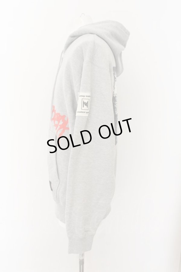 画像2: Moonage Devilment / GA Print Parka パーカー 44 グレー O-25-01-03-026-Mo-to-YM-ZT380 (2)