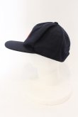 画像3: Moonage Devilment(清春) / EMBROIDERY FLAT VISOR キャップ  ブラック（ネイビー）ｘレッド O-25-01-09-072-Mo-za-YM-ZT134 (3)