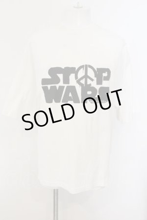 画像: PROPA9ANDA / STOP WARS Tシャツ M ホワイト O-25-01-12-008-PR-ts-YM-ZT190
