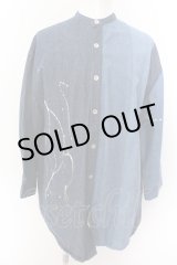 画像: GLIMCLAP / Patchwork design & gimmick processing denim シャツ S インディゴ O-25-02-12-023-CL-sh-YM-ZT177