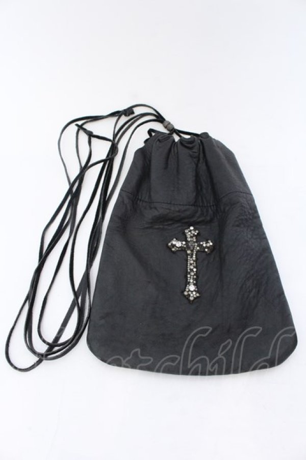 画像1: IFSIXWASNINE / POUCH CROSS ポーチ（28ｘ20）  ブラック O-25-02-13-026-IF-ba-YM-OS (1)