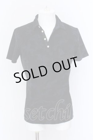 画像: wjk / golfers polo ポロシャツ M ネイビー　カモフラ O-25-02-20-044-wj-ts-YM-ZT063