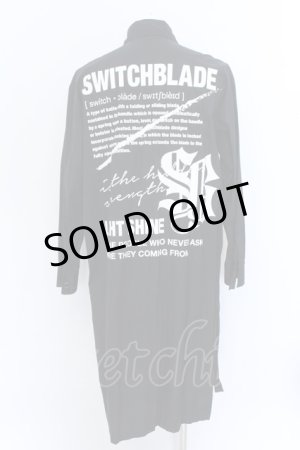 画像: SWITCHBLADE / LIGHT SHINE LONG SHIRT  M ブラック O-25-02-20-012-SW-sh-OW-ZT260