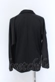 画像4: NO ID. BLACK / カシュクールガウンシャツ ONE ブラック O-25-02-20-013-NO-sh-YM-ZT093 (4)