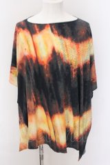 画像: IFSIXWASNINE / PONCHO フレイムパターン F パターン O-25-02-24-050-IF-to-YM-ZT260