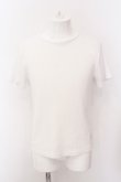 画像1: CavariA / ワッフルラウンドネックTシャツ 44 ホワイト O-25-02-24-060-Ca-ts-YM-ZT259 (1)