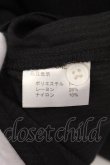 画像4: NO ID. / リネンタッチストライプBIGシャツ ONE ブラック O-25-02-24-010-NO-sh-YM-ZT199 (4)
