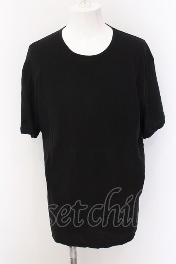 画像1: ATTACHMENT / フレスカ/40クルーネックTシャツ 3 ブラック O-25-02-24-011-AT-ts-YM-ZT199 (1)
