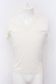 画像1: 5351pour les Hommes / DIRECTOURS COTTON VネックTシャツシャツ 2 ホワイト O-25-02-24-030-53-ts-YM-ZT205 (1)