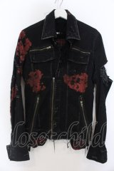 画像: LGB / G-4/BR+RED/M　デニムジャケット【メンズ1】 1 ブラックｘレッド O-25-02-28-053-LG-ja-YM-ZT028