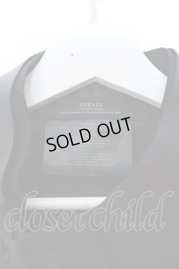 画像4: DIRAIN / B'2nd ラムレザーライダースジャケット 1 ブラック O-25-02-28-093-DI-ja-YM-ZT-ML030 (4)