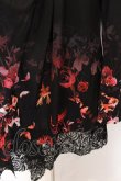 画像2: CIVARIZE / Angerレイヤードレーストッパーフラワーカーディガン 46 ブラックｘレッド O-25-03-09-052-CI-to-YM-ZT378 (2)