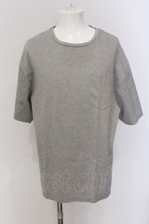 画像: NO ID. / CパールヴァティシルケットスムースBIG-Tシャツ 2 グレー O-25-03-13-046-NO-ts-YM-ZT248