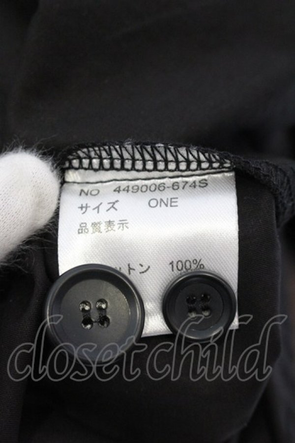 画像3: NO ID. BLACK / BIGロングプリントシャツ ONE ブラック O-25-03-13-059-NO-sh-YM-ZT335 (3)