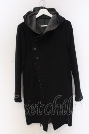 画像: NO ID. BLACK / Wフェイスフーデットコート 1 ブラック O-25-03-13-062-NO-ou-YM-ZT-M126
