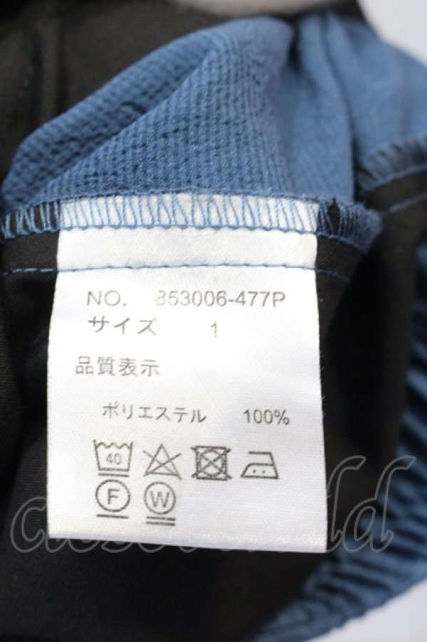 画像3: NO ID. / リンクルフレアパンツ 1 ブルー O-25-03-13-079-NO-pa-YM-ZT333 (3)