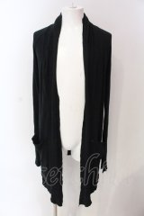 画像: LGB / BACK/CROSS CARDI-1　カーディガン 1（レディース） ブラック O-25-03-16-025-LG-to-YM-ZT247
